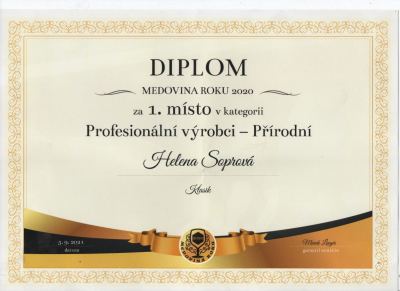 1. místo – Medovina roku 2020