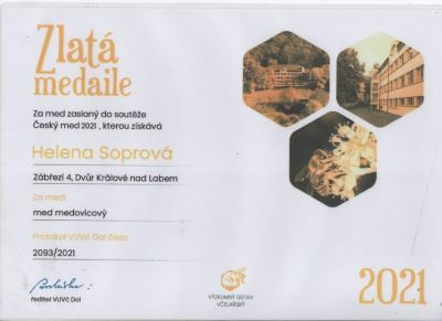 Zlatá medaile 2021